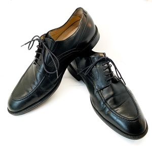 Johnston & Murphy Signature Series 20-6611 Black Lace Up Oxford Shoes Size 11 M